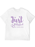 Just Married 30 Years Ago Anniversary T-Shirt