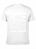 Stripped Tree Graphic Tee - Black