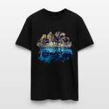 Abstract paradise palm trees on the beach summer g