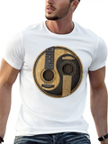 Acoustic Guitars Yin Yang Classic Cotton Tee – Unisex Comfort For Any Season