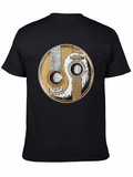 Acoustic Guitars Yin Yang Classic Cotton Tee – Unisex Comfort For Any Season