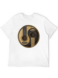 Acoustic Guitars Yin Yang Classic Cotton Tee – Unisex Comfort For Any Season