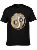 Acoustic Guitars Yin Yang Classic Cotton Tee – Unisex Comfort For Any Season