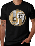 Acoustic Guitars Yin Yang Classic Cotton Tee – Unisex Comfort For Any Season