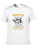 Addicted To Adrenaline Fear Is Never A Option Quad Classic Cotton Tee – Unisex Comfort For Any Season