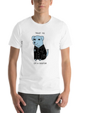 Adorable Sweet Cartoon Dogtor Blue Trust Me Classic Cotton Tee – Unisex Comfort For Any Season