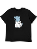 Adorable Sweet Cartoon Dogtor Blue Trust Me Classic Cotton Tee – Unisex Comfort For Any Season