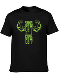 Suns Out Guns Out Mens T-Shirt