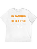 Firefighters Daughter T-Shirt - Heroic Pride Tee