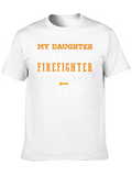 Firefighters Daughter T-Shirt - Heroic Pride Tee