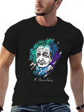 Albert Einstein Modern Classic Cotton Tee – Unisex Comfort For Any Season