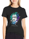 Albert Einstein Modern Classic Cotton Tee – Unisex Comfort For Any Season