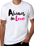 Always In Love Classic Cotton Tee – Unisex Comfort For Any Season