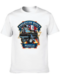 American Built Muscle - Classic Muscle Car Cartoon Classic Cotton Tee – Unisex Comfort For Any Season