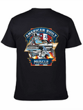 American Built Muscle - Classic Muscle Car Cartoon Classic Cotton Tee – Unisex Comfort For Any Season