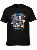 American Built Muscle - Classic Muscle Car Cartoon Classic Cotton Tee – Unisex Comfort For Any Season