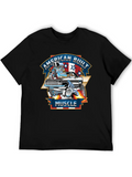 American Built Muscle - Classic Muscle Car Cartoon Classic Cotton Tee – Unisex Comfort For Any Season