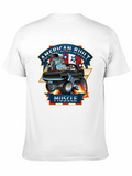 American Built Muscle - Classic Muscle Car Cartoon Classic Cotton Tee – Unisex Comfort For Any Season