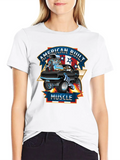 American Built Muscle - Classic Muscle Car Cartoon Classic Cotton Tee – Unisex Comfort For Any Season