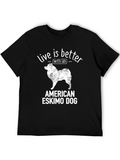 American Eskimo Dog Owner Dog Lover Gift Classic Cotton Tee – Unisex Comfort For Any Season