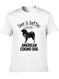 American Eskimo Dog Owner Dog Lover Gift Classic Cotton Tee – Unisex Comfort For Any Season