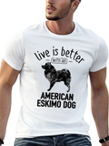 American Eskimo Dog Owner Dog Lover Gift Classic Cotton Tee – Unisex Comfort For Any Season