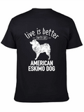 American Eskimo Dog Owner Dog Lover Gift Classic Cotton Tee – Unisex Comfort For Any Season