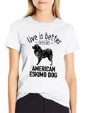 American Eskimo Dog Owner Dog Lover Gift Classic Cotton Tee – Unisex Comfort For Any Season