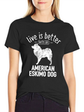 American Eskimo Dog Owner Dog Lover Gift Classic Cotton Tee – Unisex Comfort For Any Season