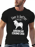 American Eskimo Dog Owner Dog Lover Gift Classic Cotton Tee – Unisex Comfort For Any Season