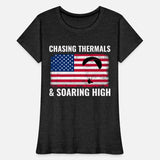 American Flag USA Paragliding Pilot Paraglider