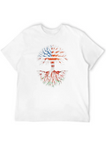 American Grown Welsh Roots Weles Flag Usa Flag Classic Cotton Tee – Unisex Comfort For Any Season