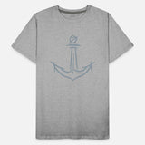 Anchor drawing, hand drawn. Maritime symbols.