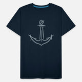 Anchor drawing, hand drawn. Maritime symbols.