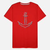 Anchor drawing, hand drawn. Maritime symbols.