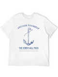 Anchor Yourself The Storm Will Pass Classic Cotton Tee – Unisex Comfort For Any Season