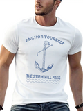 Anchor Yourself The Storm Will Pass Classic Cotton Tee – Unisex Comfort For Any Season