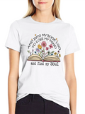 And Into My Book I Go To Lose My Mind Classic Cotton Tee – Unisex Comfort For Any Season