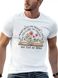 And Into My Book I Go To Lose My Mind Classic Cotton Tee – Unisex Comfort For Any Season