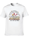 And Into My Book I Go To Lose My Mind Classic Cotton Tee – Unisex Comfort For Any Season