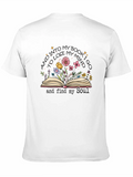 And Into My Book I Go To Lose My Mind Classic Cotton Tee – Unisex Comfort For Any Season