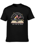 And Into My Book I Go To Lose My Mind Classic Cotton Tee – Unisex Comfort For Any Season