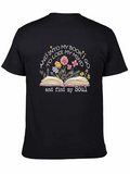 And Into My Book I Go To Lose My Mind Classic Cotton Tee – Unisex Comfort For Any Season