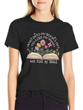And Into My Book I Go To Lose My Mind Classic Cotton Tee – Unisex Comfort For Any Season
