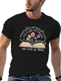 And Into My Book I Go To Lose My Mind Classic Cotton Tee – Unisex Comfort For Any Season