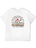 And Into My Book I Go To Lose My Mind Classic Cotton Tee – Unisex Comfort For Any Season