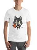 Animal Romantic Wolf Classic Cotton Tee – Unisex Comfort For Any Season