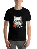 Animal Romantic Wolf Classic Cotton Tee – Unisex Comfort For Any Season