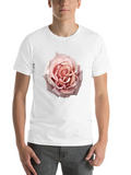 Anime Pink Rose Flower Classic Cotton Tee – Unisex Comfort For Any Season