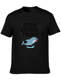 Future Dolphin Trainer Black T-Shirt